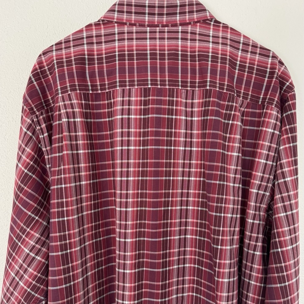 Tommy Bahama Men's XXL Long Sleeve Shirt 100% Silk Casual‎ Plaid Button Up - Picture 8 of 11